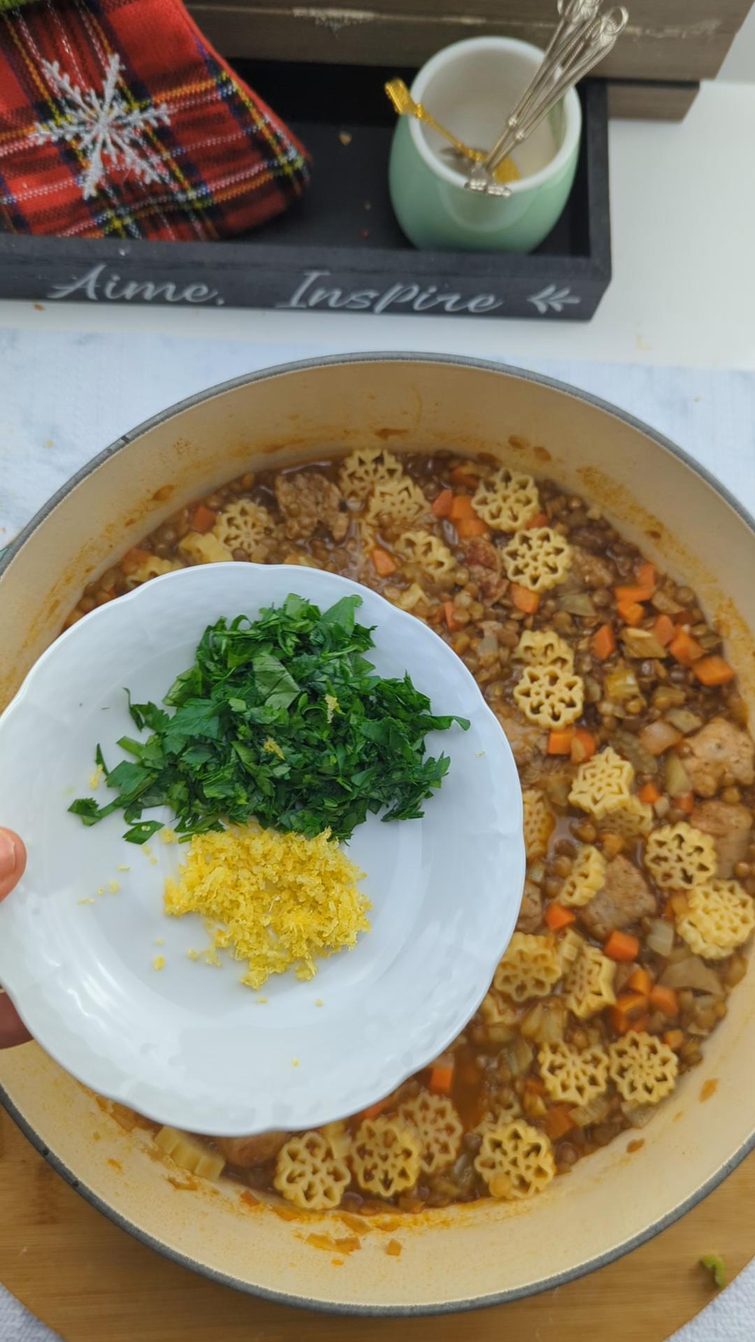 Sausage and Lentil Stew