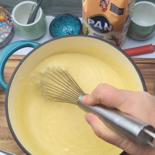 CreamySpinachPolentFullReelUnEditted - frame at 0m22s