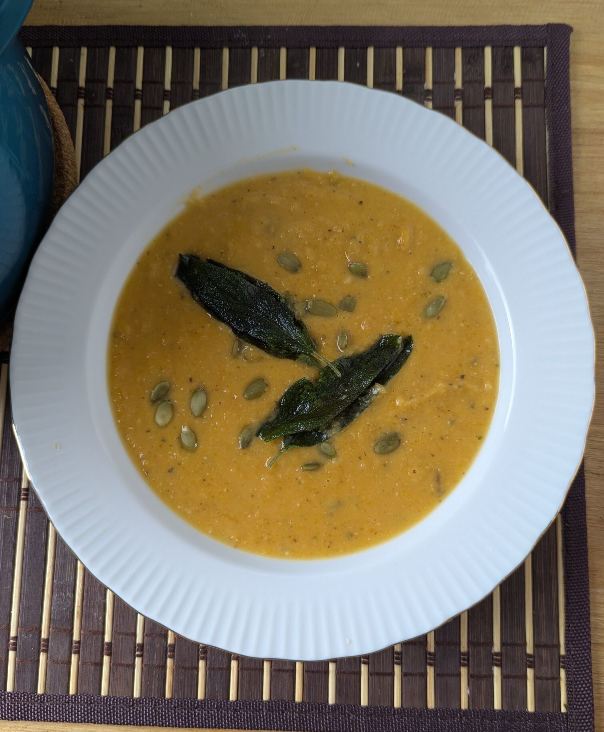 butternut squash soup
orange lentil butternut squash soup