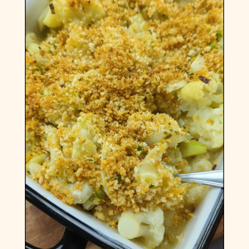 Cauliflower–Fennel Gratin