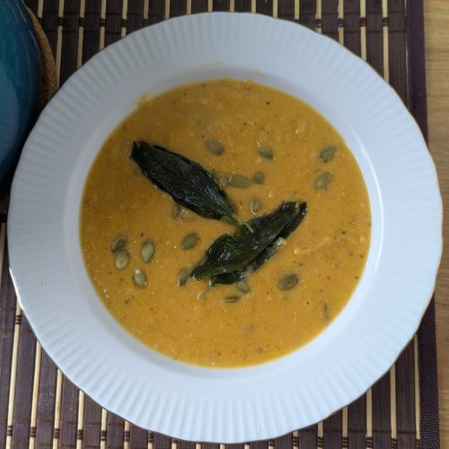 butternut squash soup
orange lentil butternut squash soup