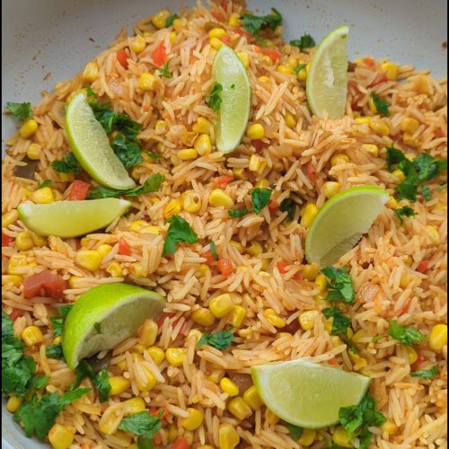 Mexican Salsa Street Corn Rice