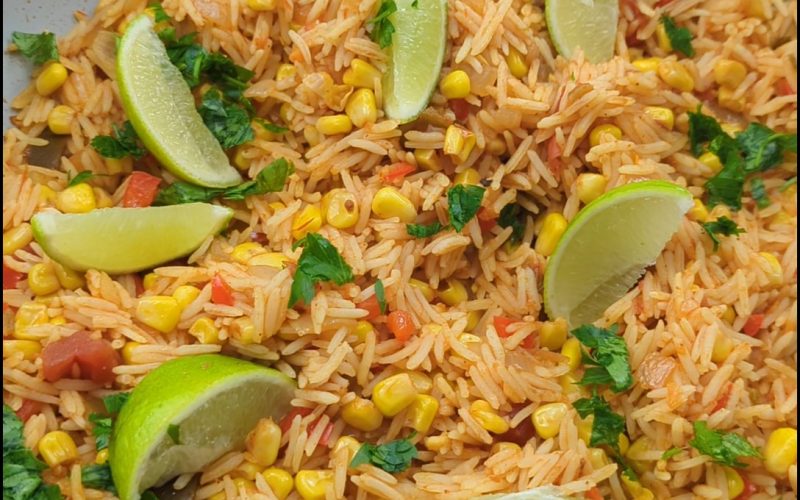 Mexican Salsa Street Corn Rice