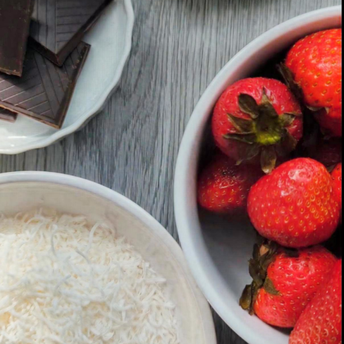 Strawberry  Coconut Yogurt Bars