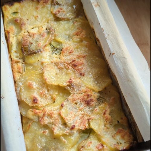 Easy Savory Loaf with Zucchini, Potatoes & Boursin